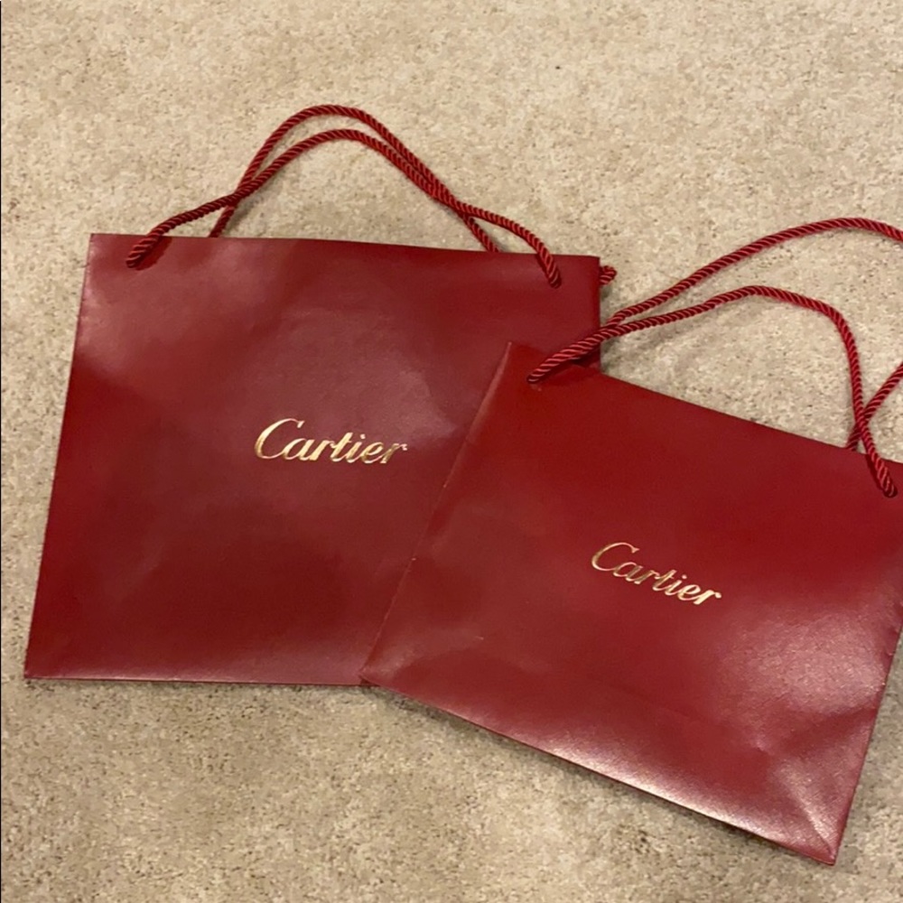 Cartier Shopping Bags